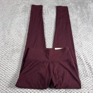 Aerie Offline XXS Burgundy Regular Rise Leggings TTP XXCH Athletic Athleisure